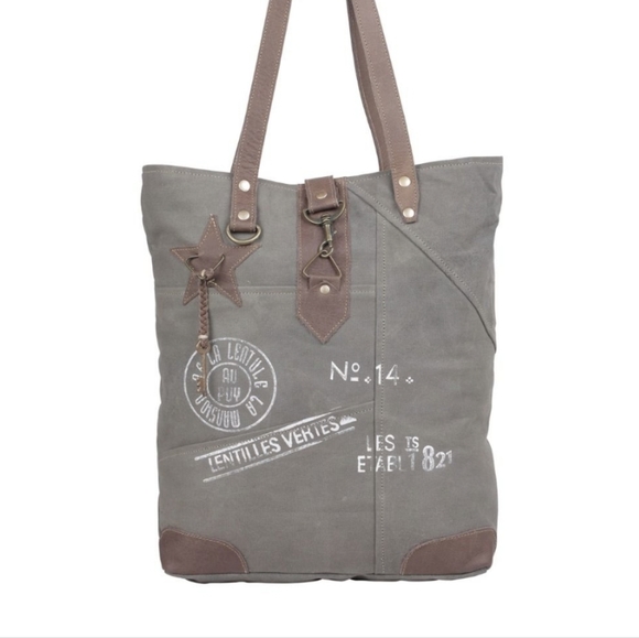 Myra Bag Handbags - NWT Myra Canvas $ Leather Bag